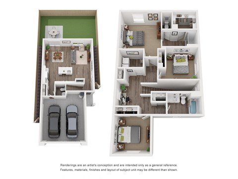 Floor Plan at Haven Park, San Bernardino, CA